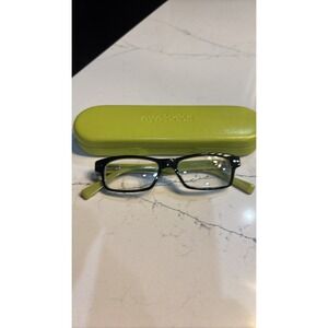 Eyebobs BOARD STIFF 2147 Readers Black Green Frame w/ Case